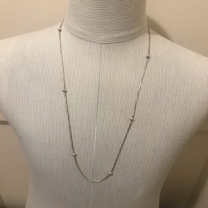 Vintage Sterling silver snake necklace.